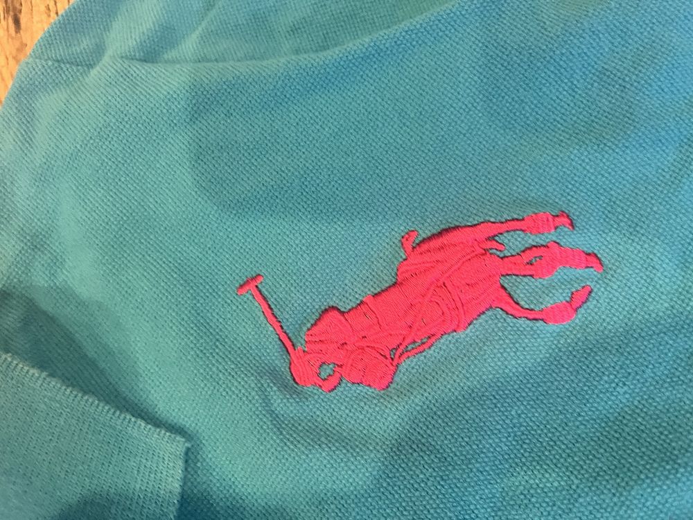 Ralph lauren t-shirt turkusowy