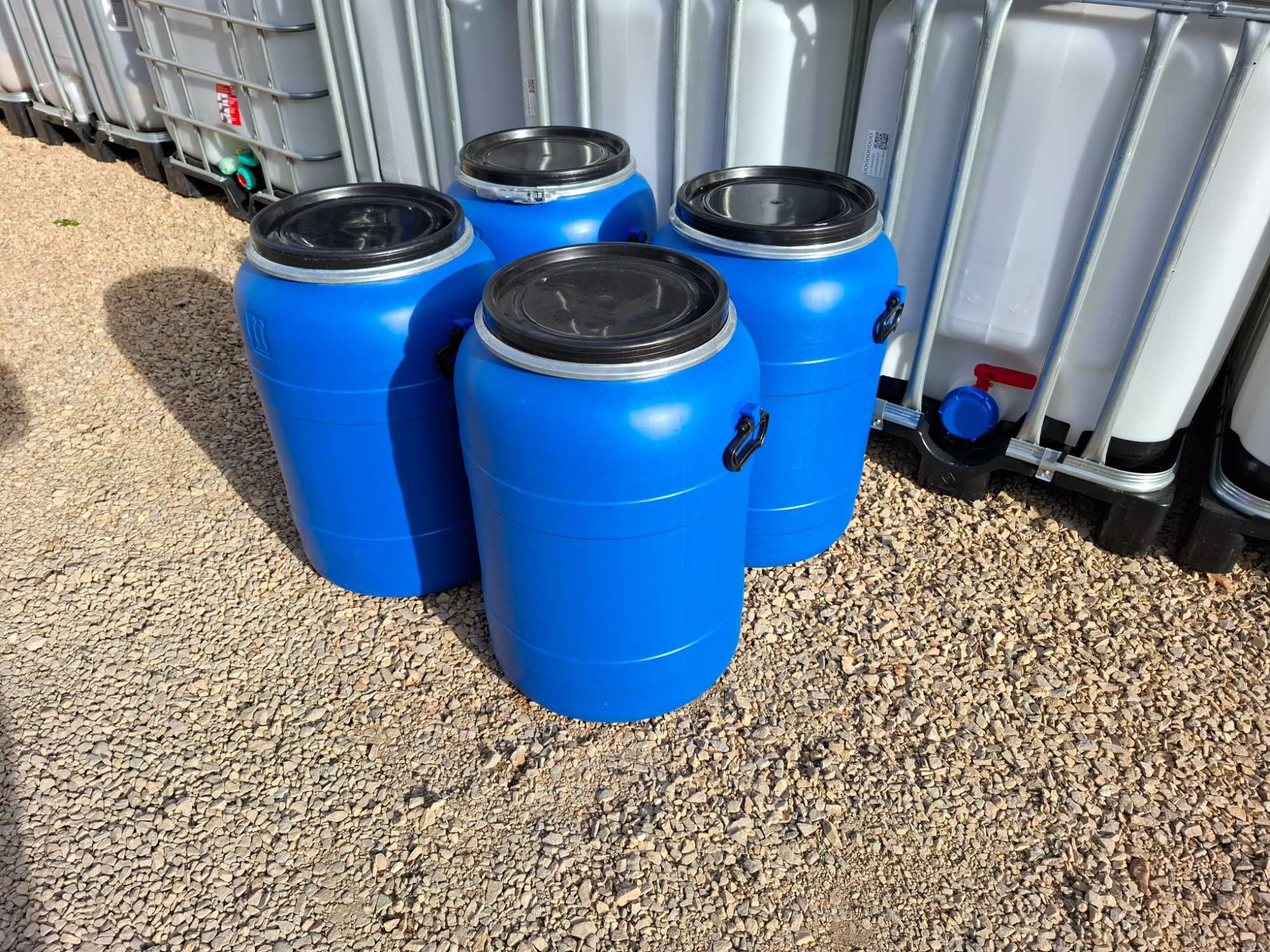 Beczka plastikowa 80l Biały teflon Spożywka