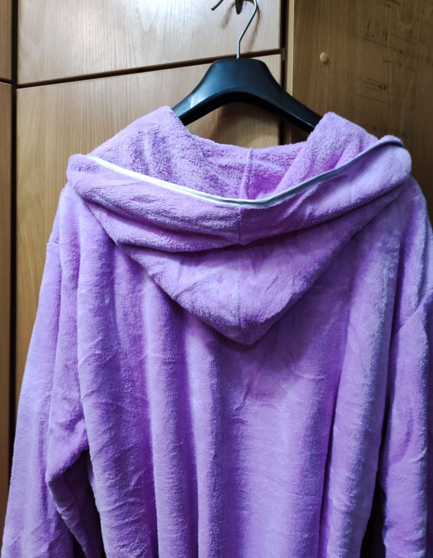 Эффектный женский махровый халат  на р М_L