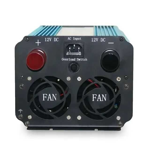 БОЛЬШОЙ Инвертор 5000W с зарядным 12/220v ЧИСТЫЙ СИНУС с дисплеем