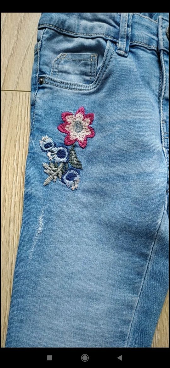 Spodnie jeansowe roz 140