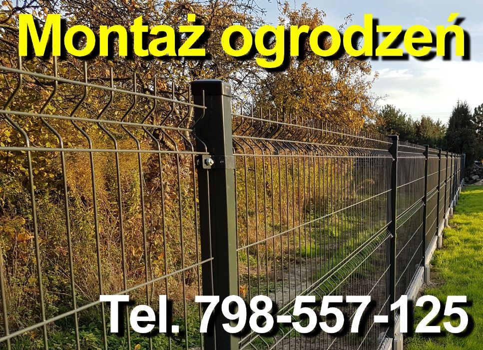 Panel Ogrodzeniowy Montaż OGRODZENIA Panelowe Panele Promocja!