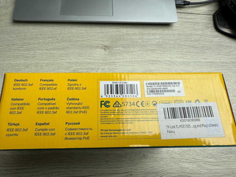 Injetor PoE TPLink TL-POE150S