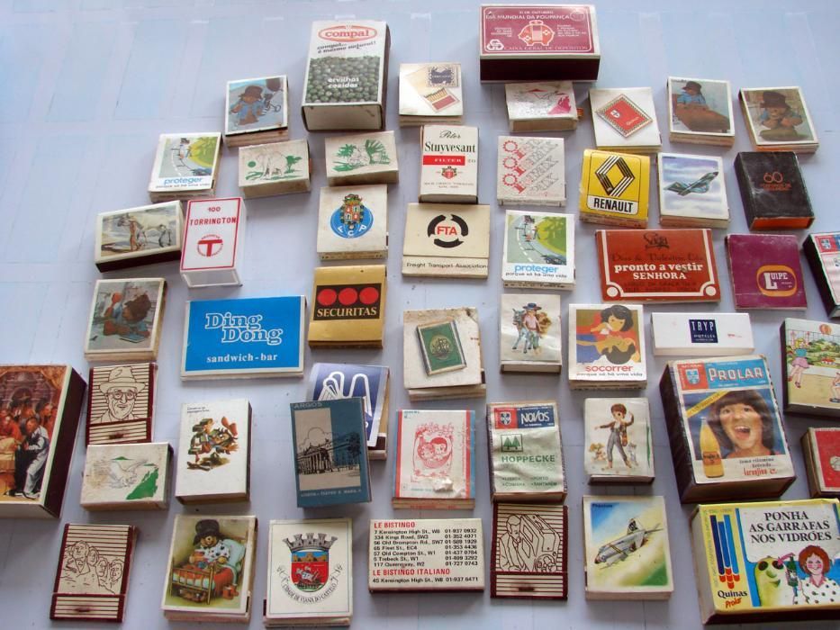 Colecção RARA 30 ANOS (1970, 80, 90) Caixas de Fósforos