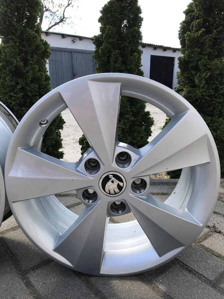 Felgi Alu 16” Ori Skoda 5x112 Octavia, Yeti, Superb itp Stan BDB!