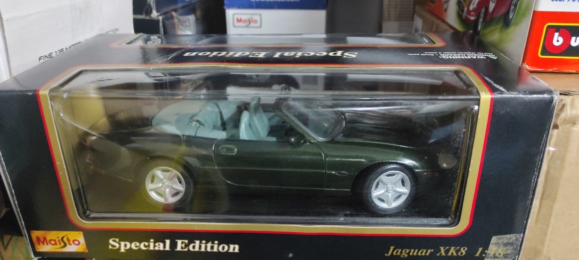 1/18 jaguar xk8 Maisto carro coleção miniatura