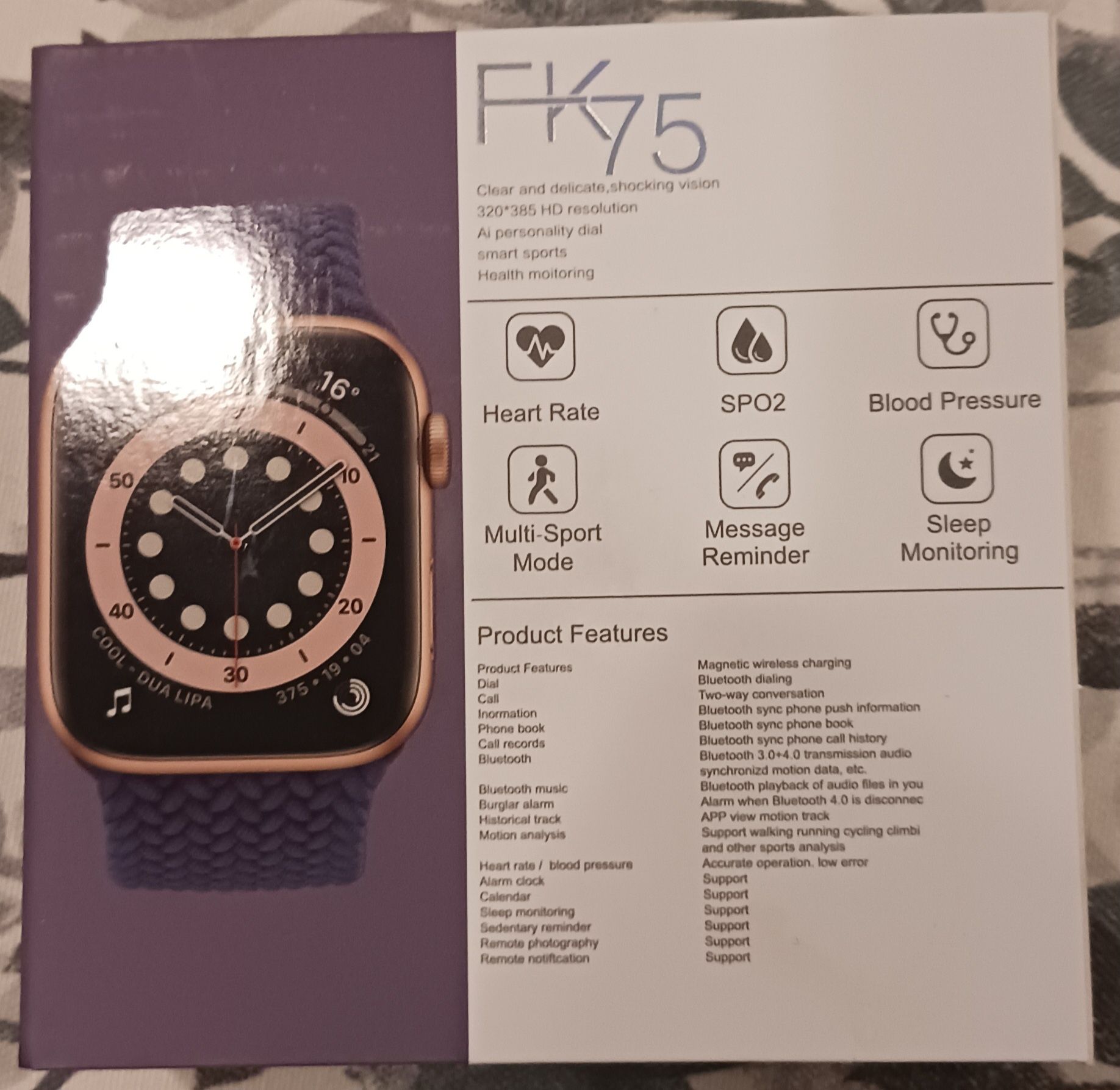 Smart Watch FK 75