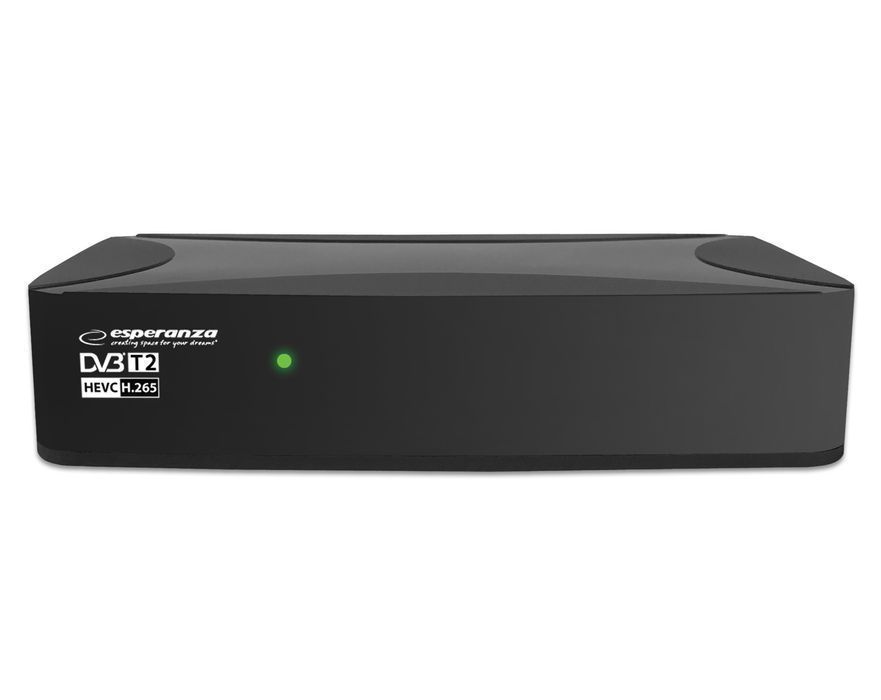 Tuner cyfrowy telewizji naziemnej DVB-T2 H.265/HEV Esperanza EV108R