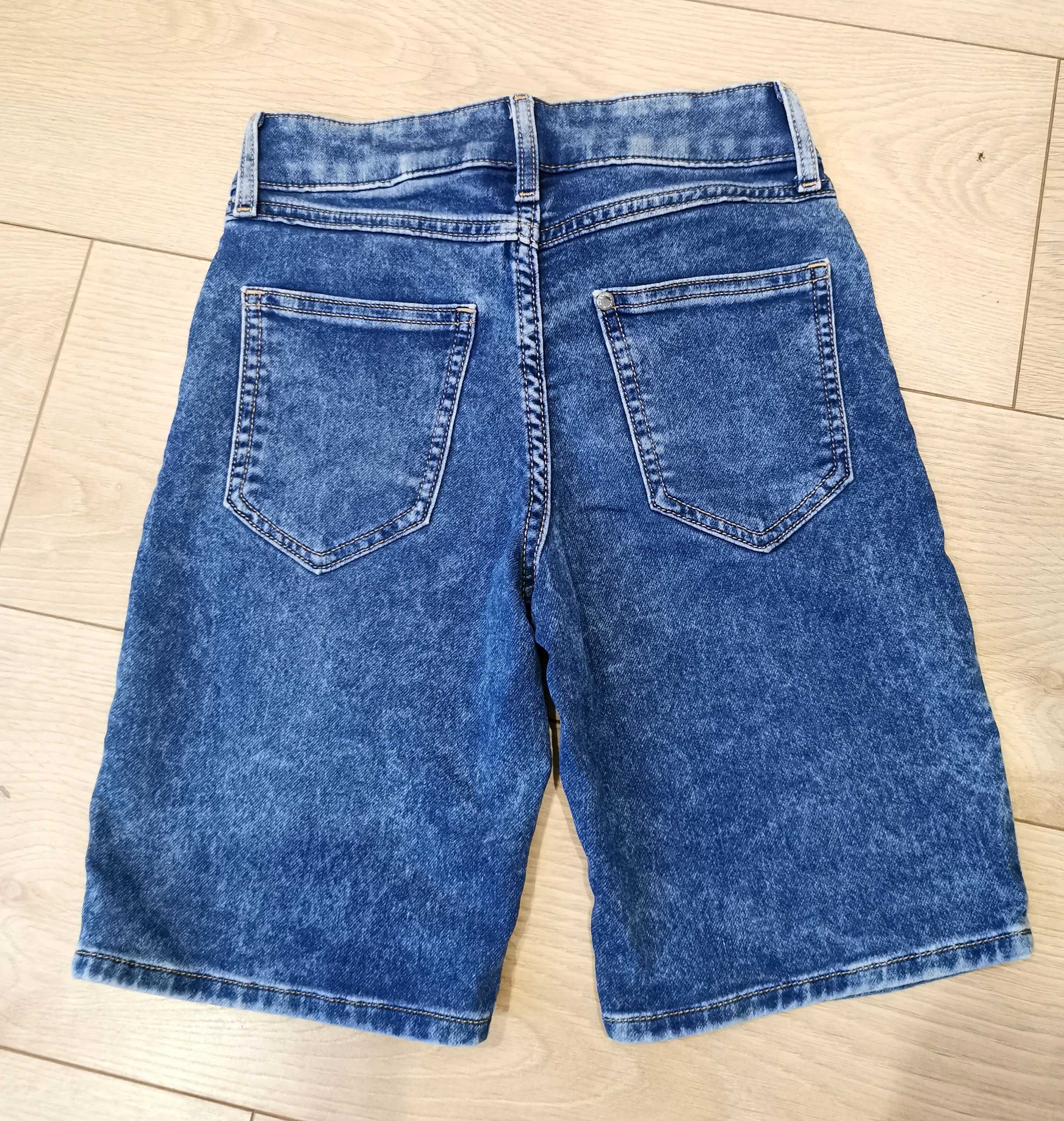 Krótkie jeansowe spodenki SLIM FIT Super Soft 134 miękkie