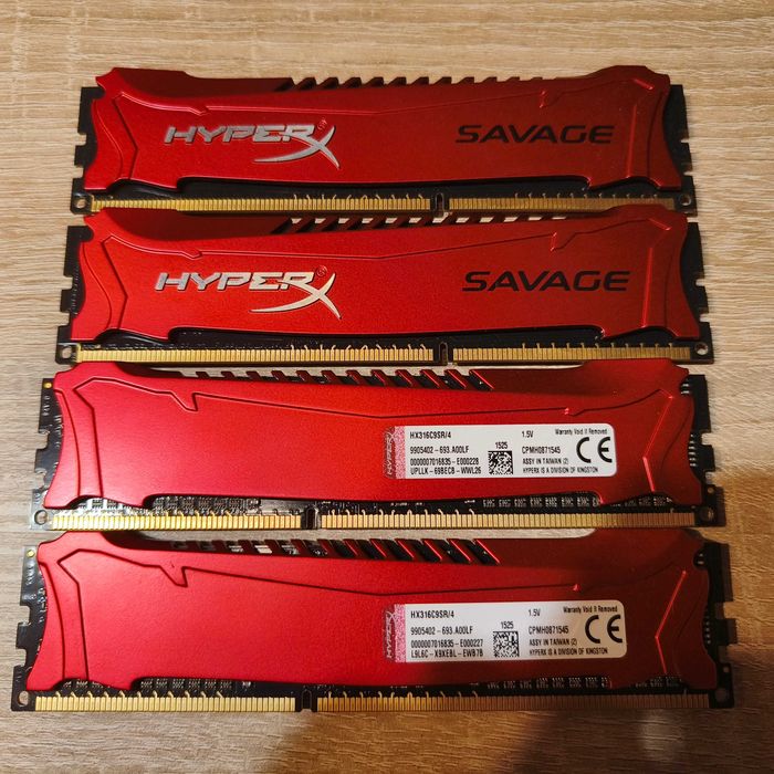RAM HyperX SAVAGE DDR3 1x4gb