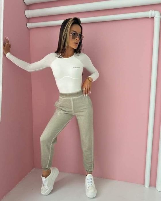 Body LaManuel Bang XS S M L czarne beżowe biale