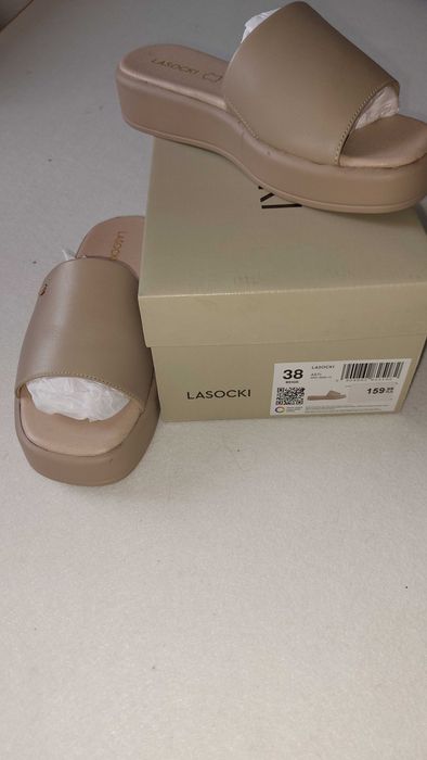 Klapki skórzane Lasocki