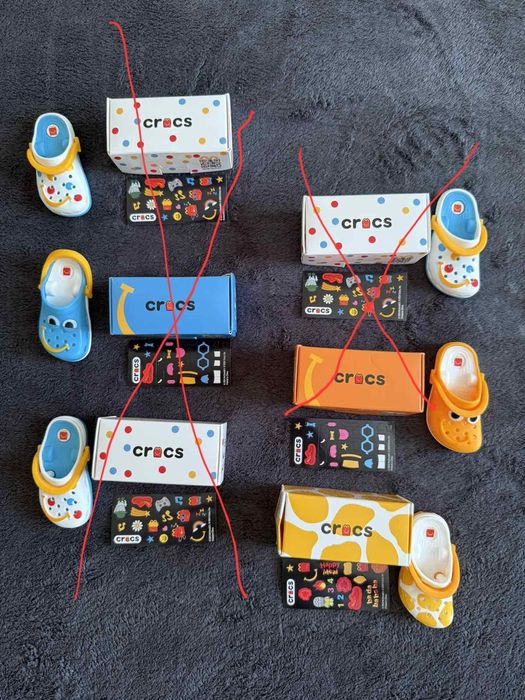 Іграшки Брелоки Крокс Макдональдс Crocs McDonald's Happy Meal