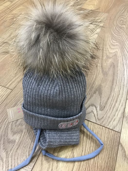 Набір шапка та хомут 46 розмір