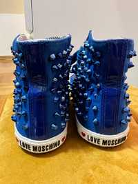Love Moschino Buty Damskie Blue Edition roz.40