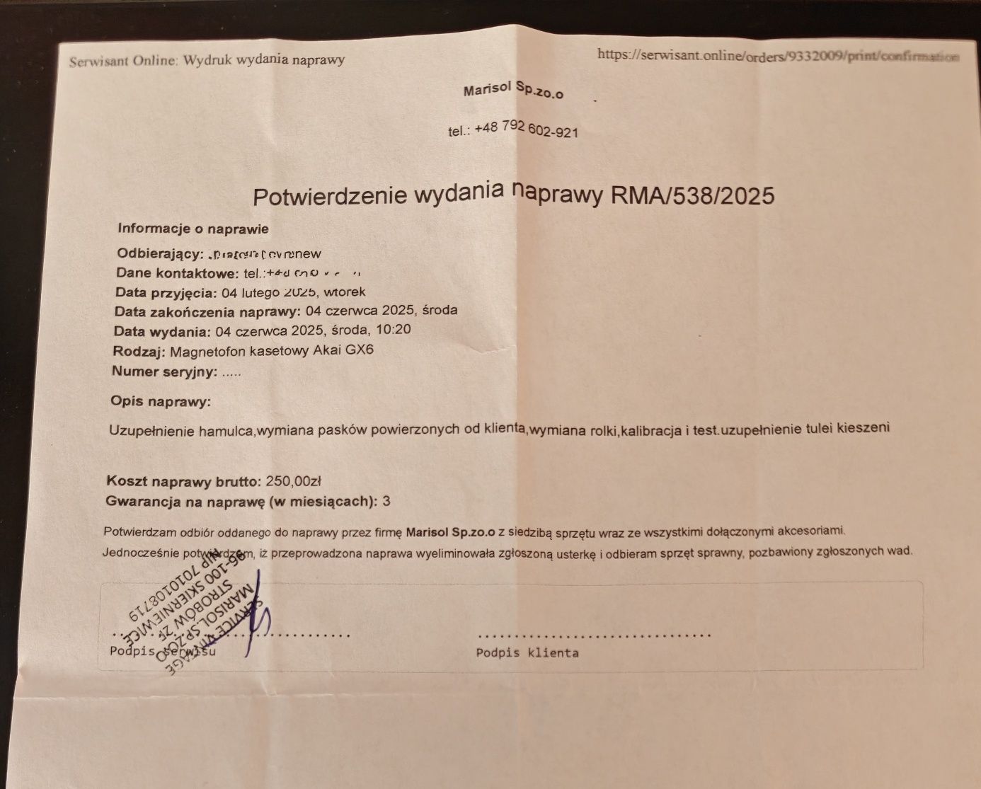 Akai Gx 6. Plus pięć kaset.Super Okazja