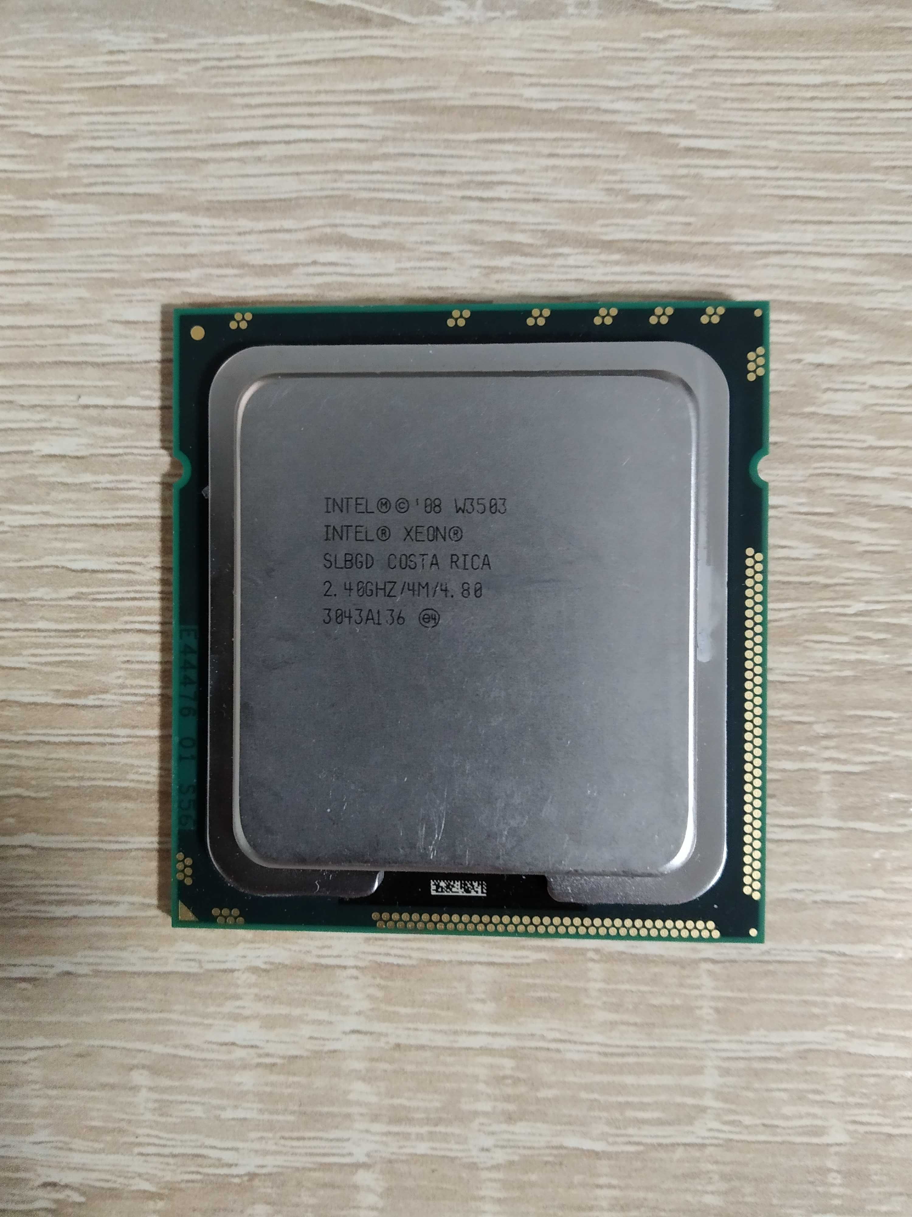 Процессор Intel Xeon W3503
4 МБ 2,40 ГГц socket1366
