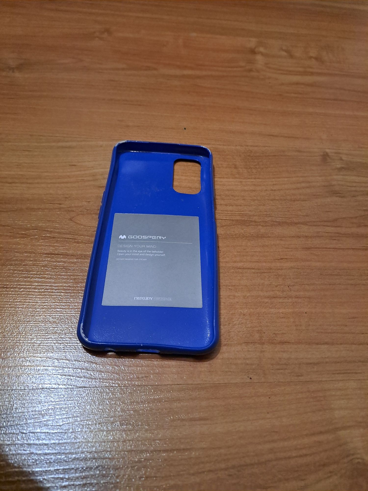 Plecki case etui pokrowiec granatowy niebieski Oppo A72 + gratis