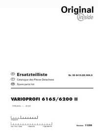 Katalog części prasy Pottinger Varioprofi 6165, 6200