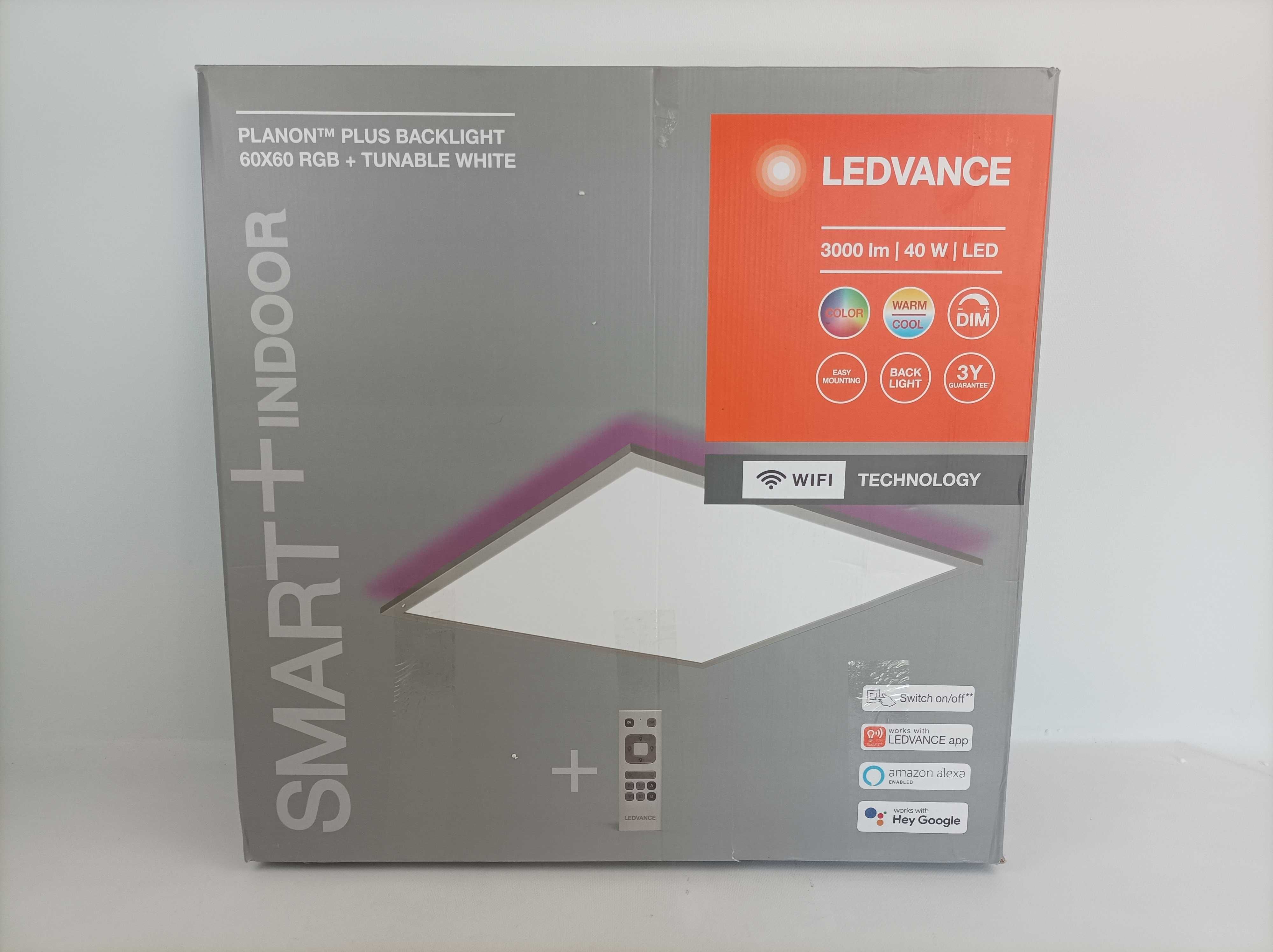 Plafon LED Lampa LEDVANCE Smart panel z podświetleniem wifi RGB +pilot