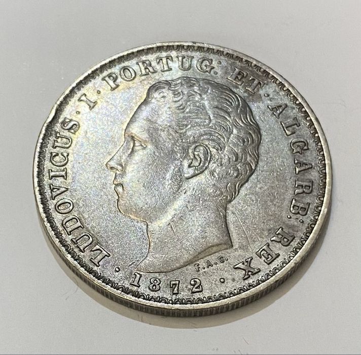 Moeda 500 Reis D. LUIS 1872