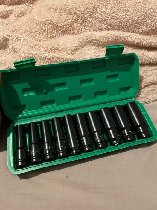 Komplet Nasadek Udarowych 1/2” 8, 10, 12, 13, 14, 16, 17, 19, 22, 24