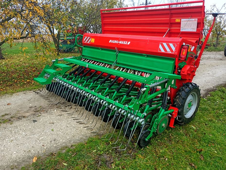 Popokazowy JAK NOWY !! Siewnik talerzowy 3m Agro masz Komputer Unia Am