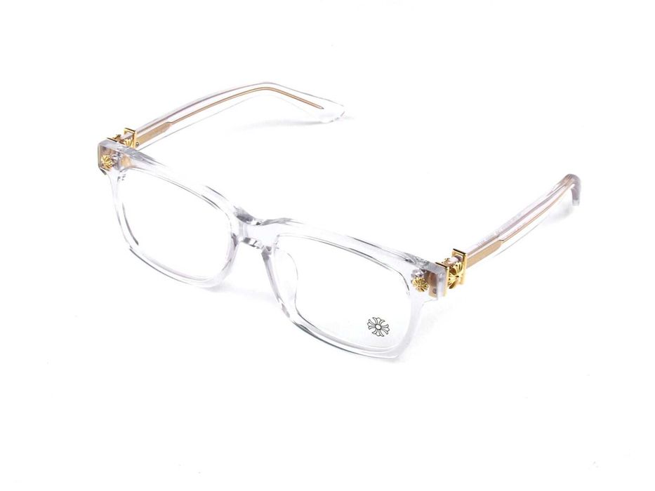 Окуляри Chrome Hearts Vagilante 2004 Glasses Crystal/Gold