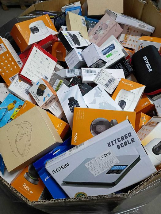 Palety Mix Elektronika Drobna Amazon  Komputerowa/ Użytkowa Elektro