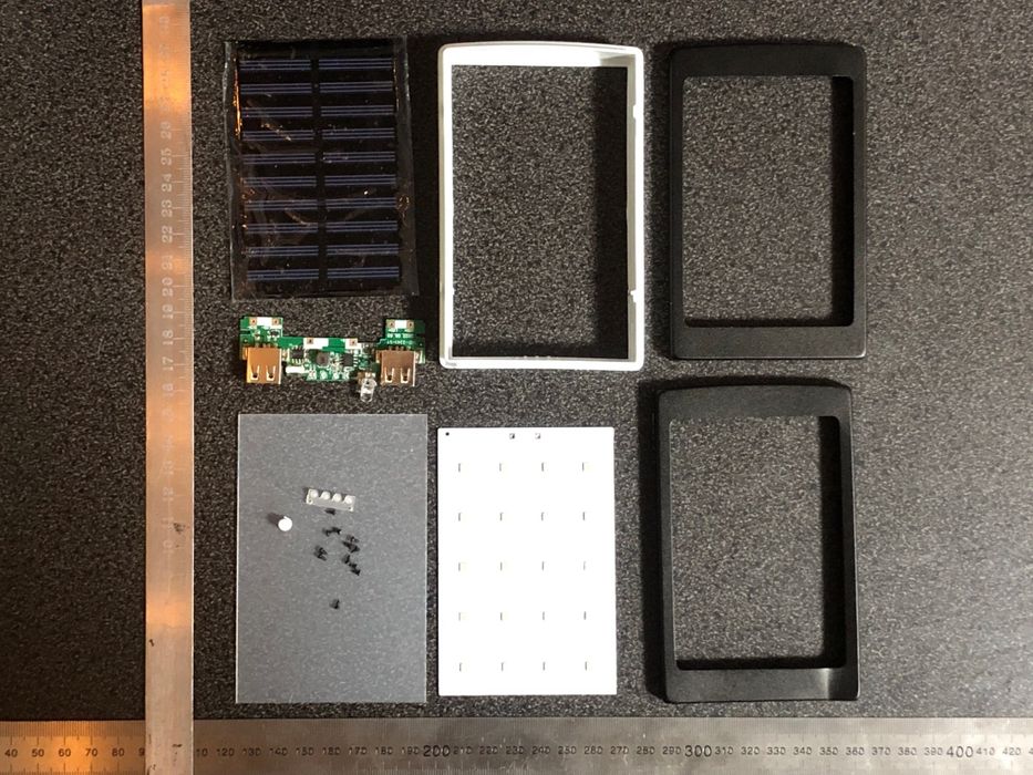 Корпус power bank 5x18650 рожевий