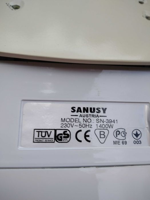 Утюг с отпаривателем SANUSY Австрия, полностью рабочее!