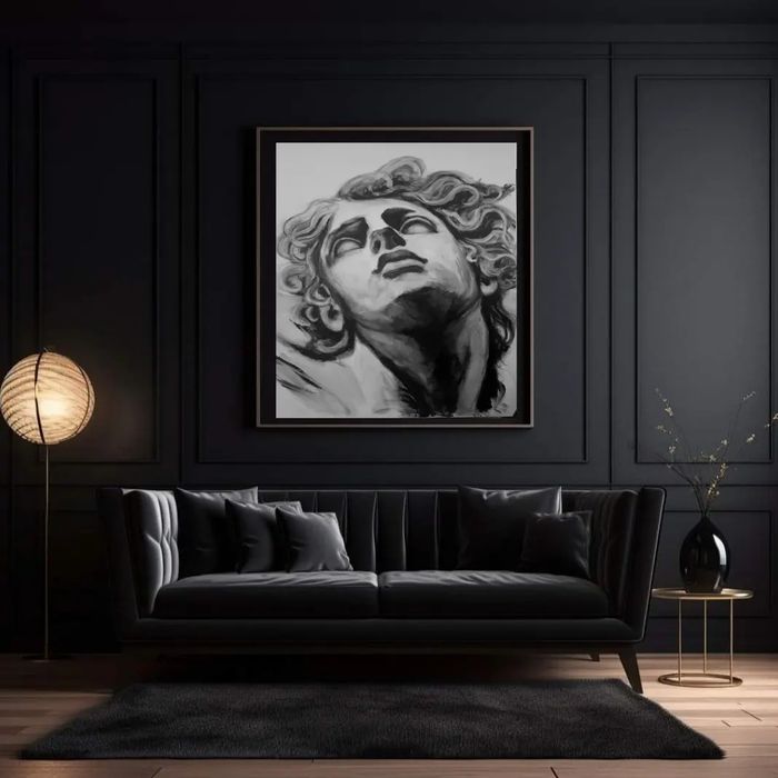 Obraz akrylowy ręcznie malowany duży