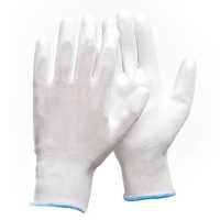 Rękawice Robocze Ochronne Poliuretanowe Białe 72 PARY Rozmiar 8-M