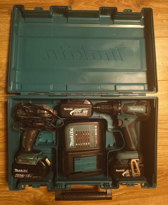 Wkrętarka Makita DDF459 + Zakrętarka Makita DTD152 ZESTAW