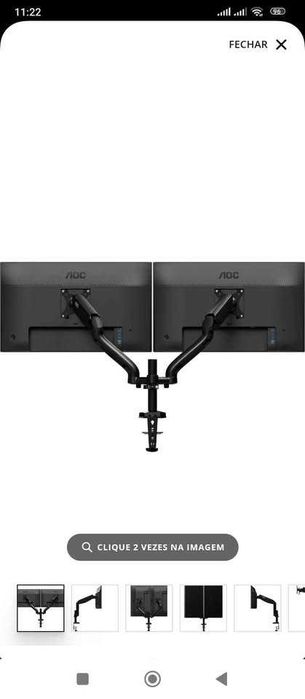 Suporte AOC Dual Monitor + Monitor Gaming LG