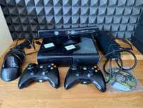 Konsola XBOX 360 + kinect + 2 pady