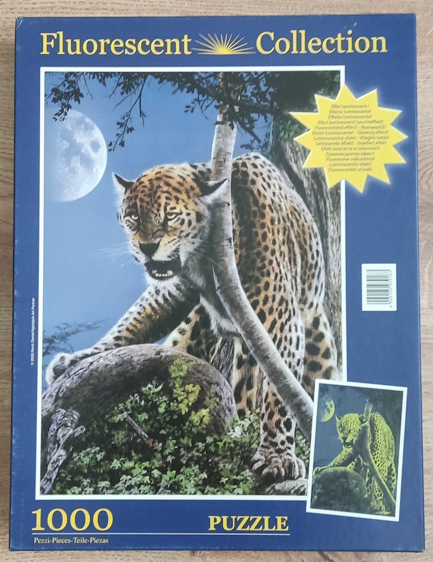 puzzle fluorescent  1000 el gepard