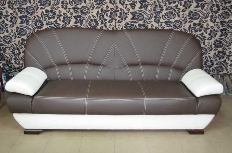 Kpl kanapa Porto z Finką ze skóry naturalnej  dostępne od ręki