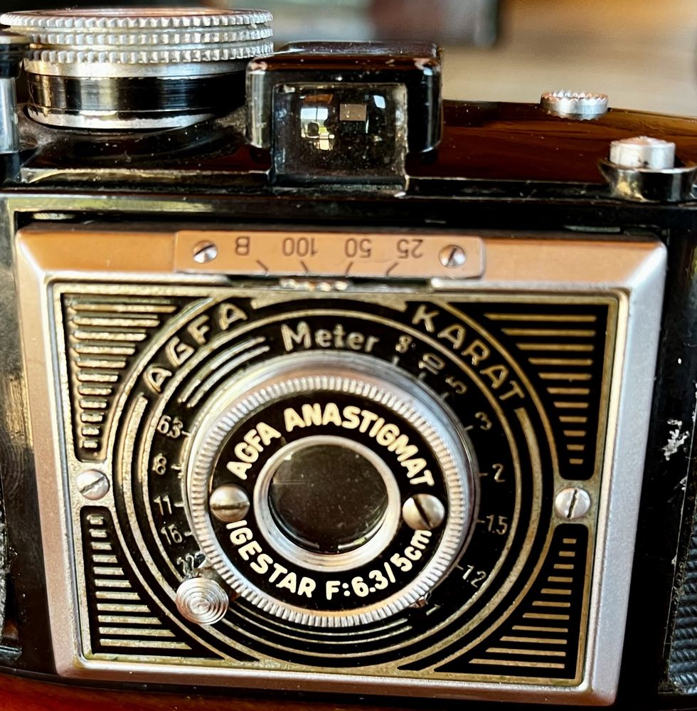 Antiga maquina fotografica AGFA KARAT ANOS 30