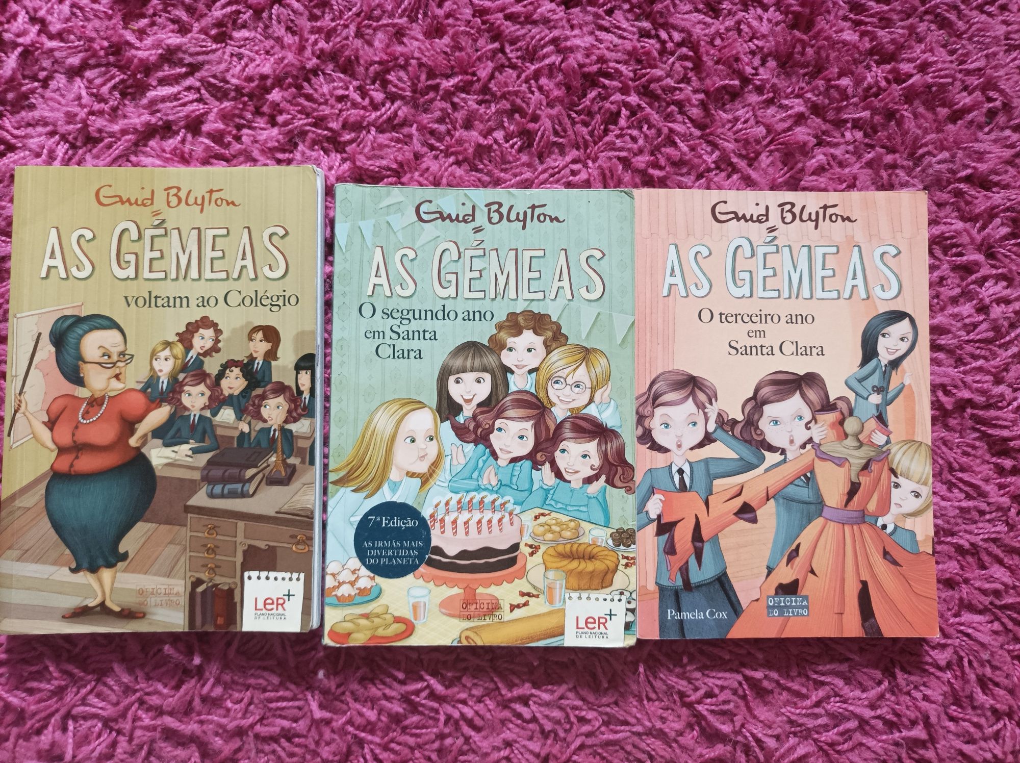 3 livros da Coleção As Gémeas