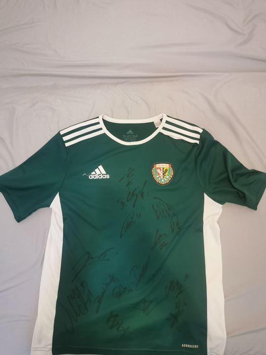 Koszulka Śląska Wrocław z autografami