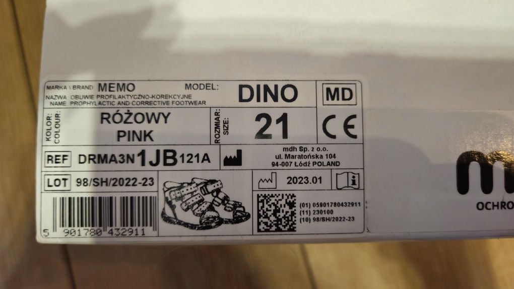 Buty Memo rozmiar 21