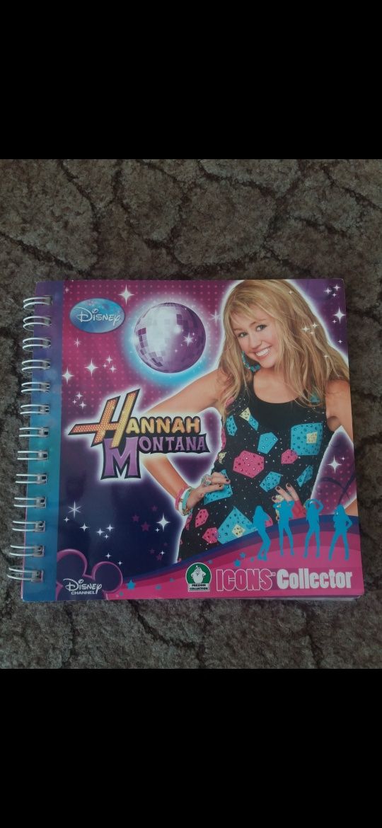 Set zestaw Hannah Montana karteczki plastikowe breloczki album