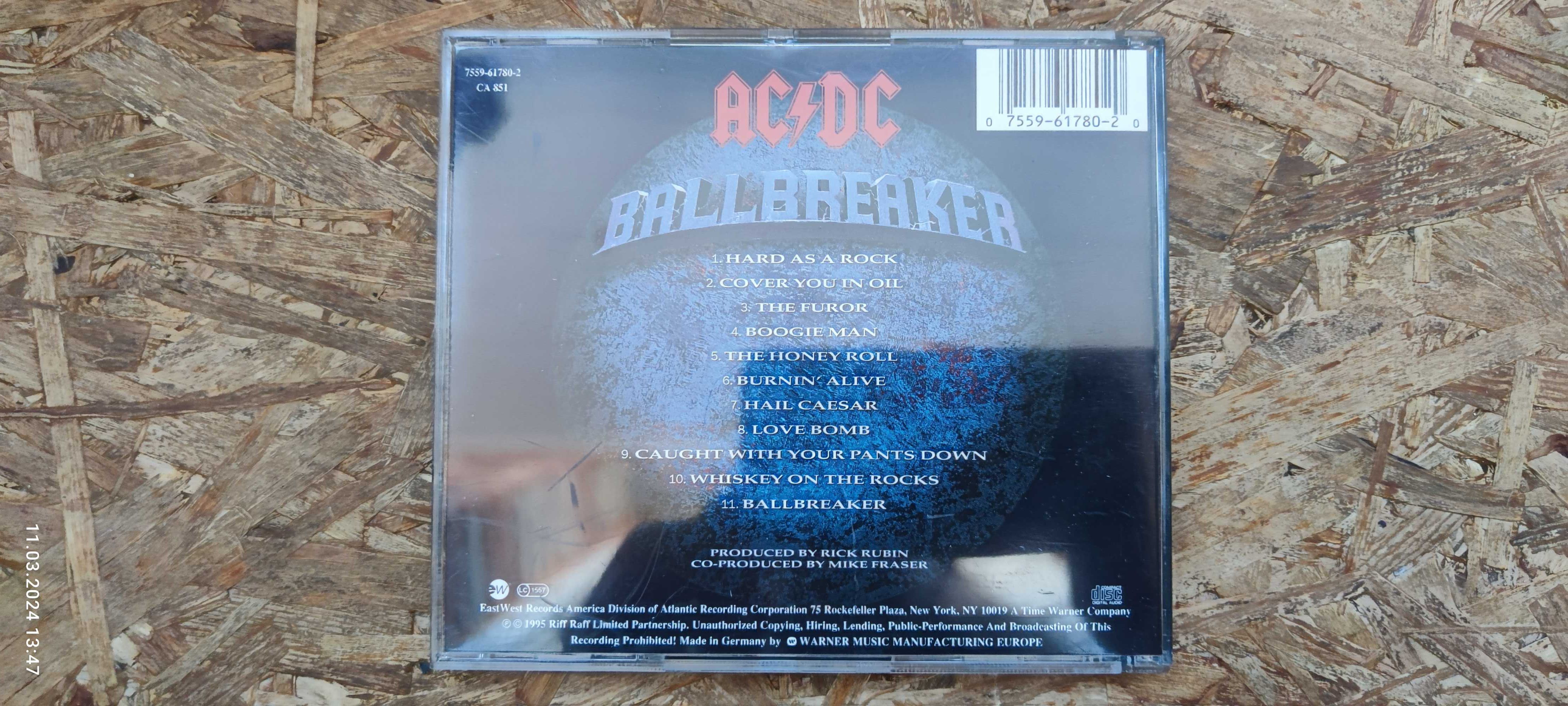Продам фирменный CD AC/DC - Ballbreaker 1995 Ger