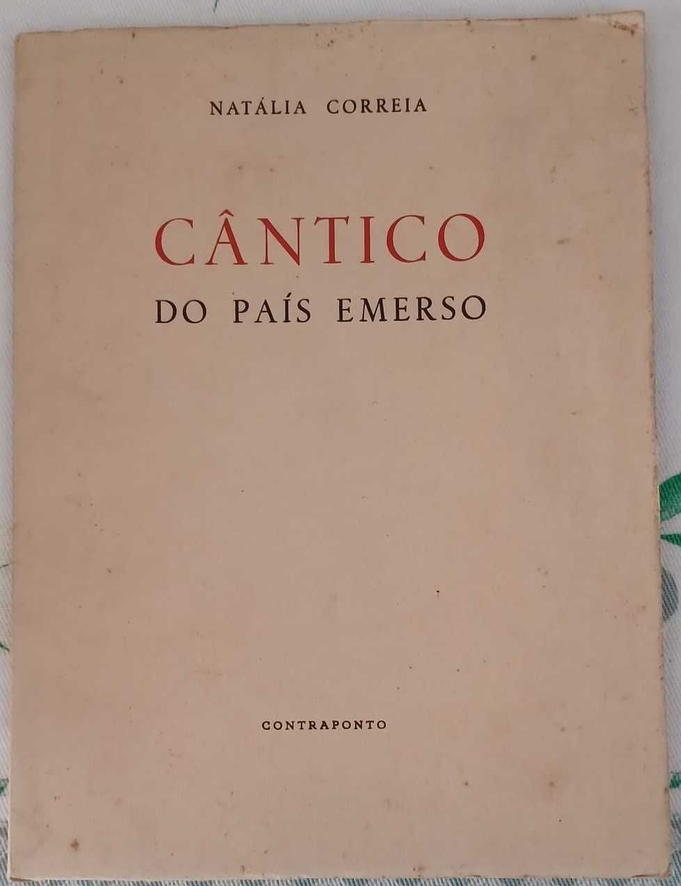 LIVRO: Natália Correia - Cântico do País Emerso [RARO - 1ª edição]