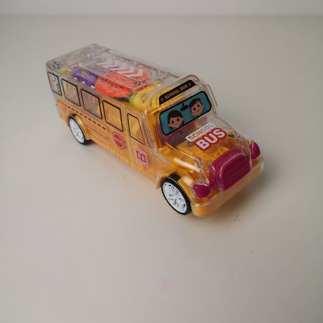 Zabawka Autobus szkolny prezent zabawka z efektami
