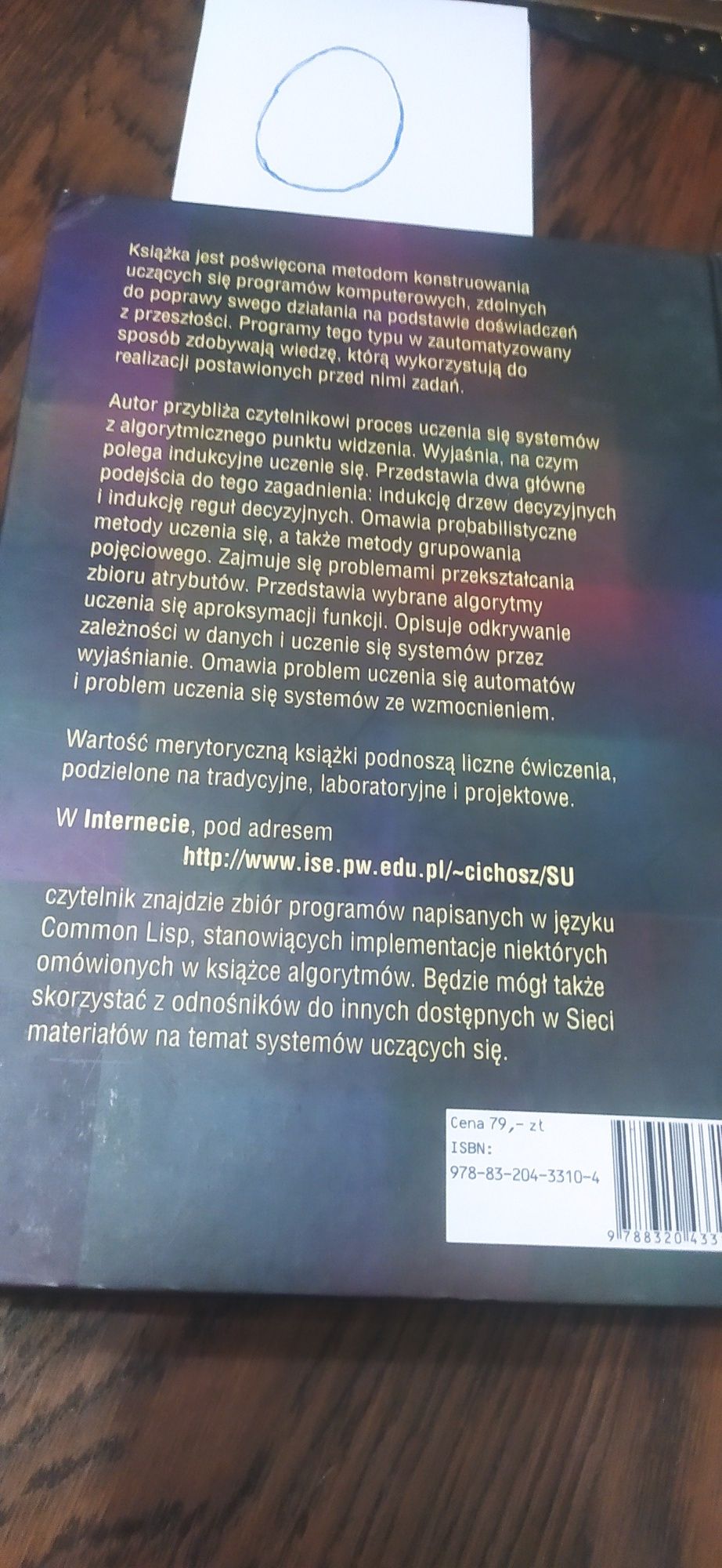 Systemy uczące się Paweł Cichosz