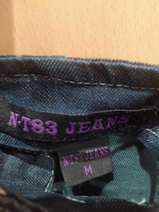 Spódnica jeansowa na szelki