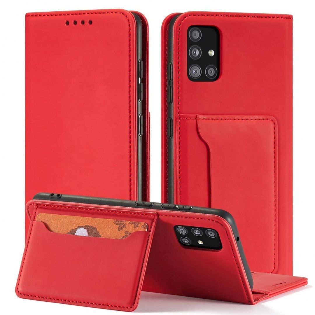 Etui Card Braders Case Do Xiaomi Redmi Note 11 Czerwony