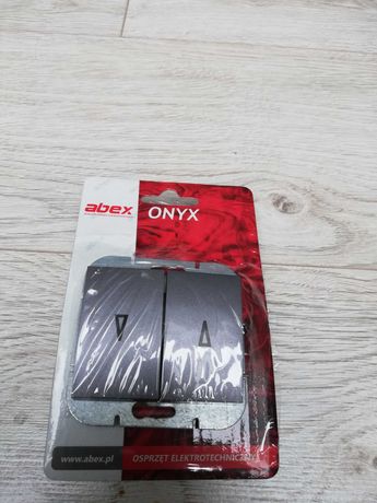 Wyłącznik żaluzjowy Abex Onyx - antracyt